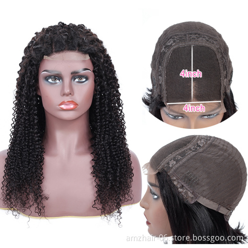 2021 Trending Style Kinky Curly Lace Frontal Wig Raw Indian Virgin Human Hair Wigs Wholesale Swiss Lace Closure Wigs For Women
